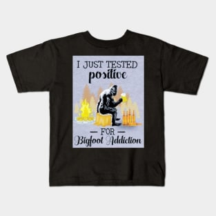 bigfoot addiction Kids T-Shirt